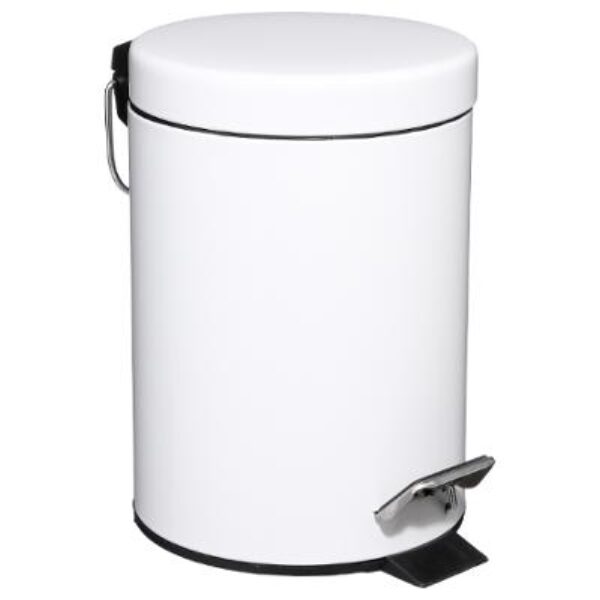 Poubelle metal 3L blanc - FSS