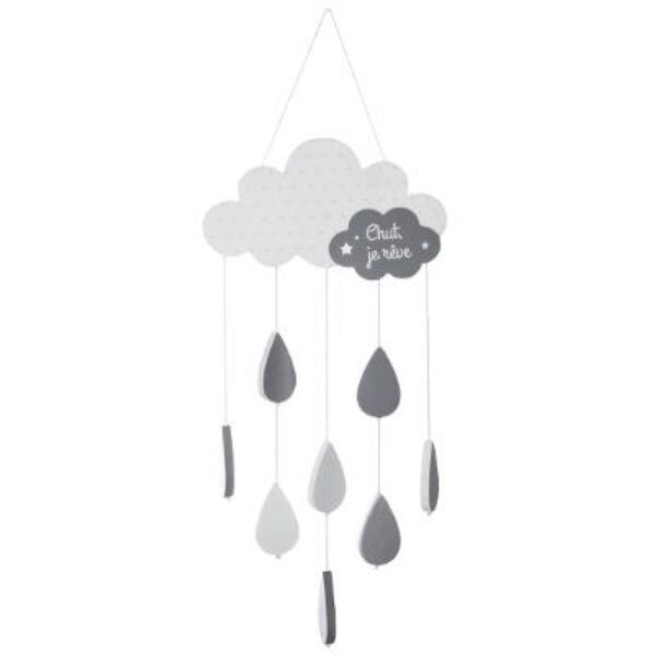 Suspension nuage gris  - ATM