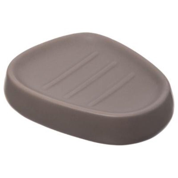 Porte savon mat taupe SILK - FSS