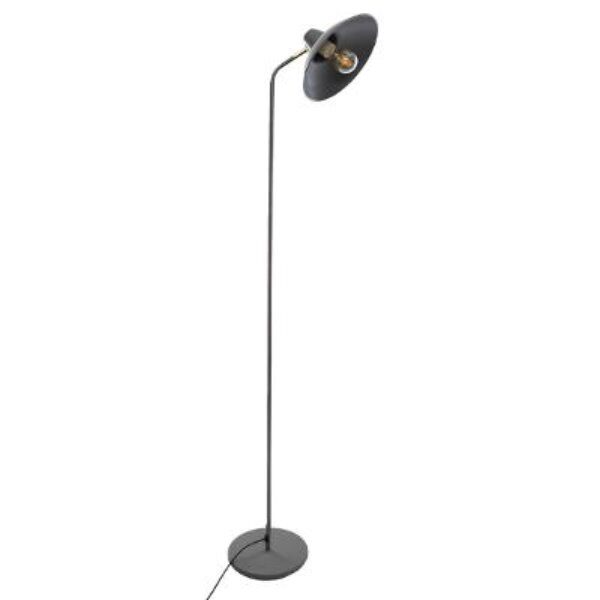 Lampadaire droit metal gris h155cm CELIA - ATM