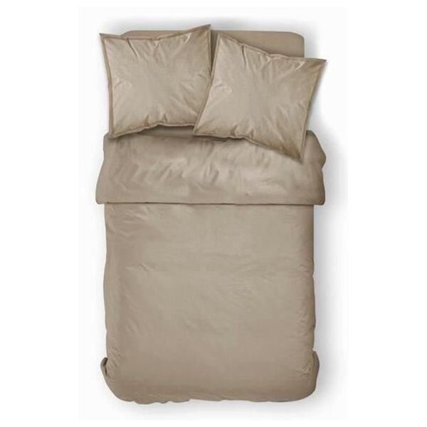 Housse de couette 78 fils percale 140x200cm MASTIC