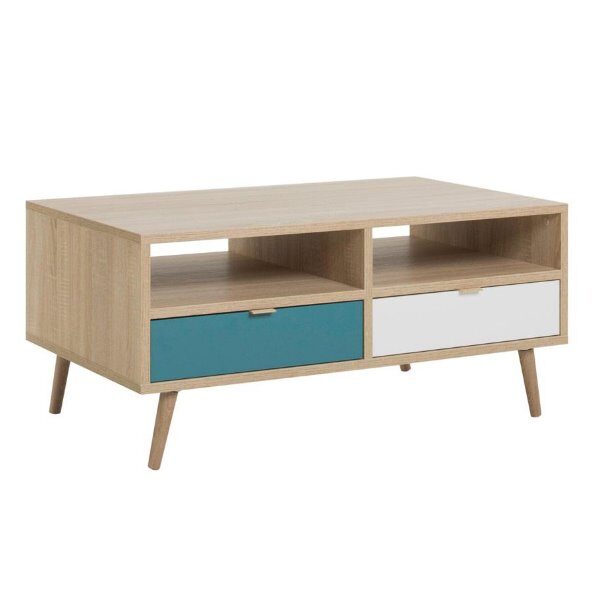 Table basse chene sonoma tricolor CUBA - FN