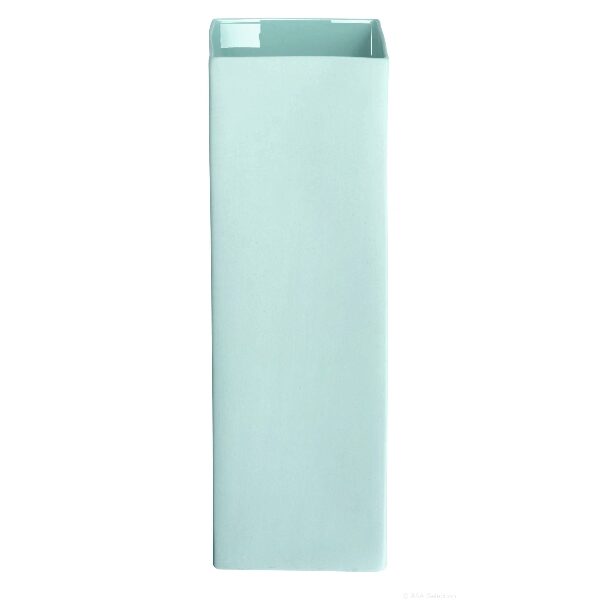 Vase aqua h27 cm CUBE BLUE ASA