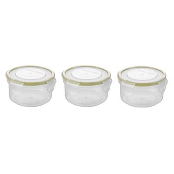 Mini-boites alimentaires rondes 3pcs TESCOMA