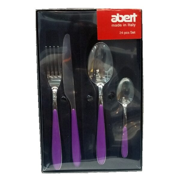 Set de 24 couverts de table MASTER VIOLET ABERT