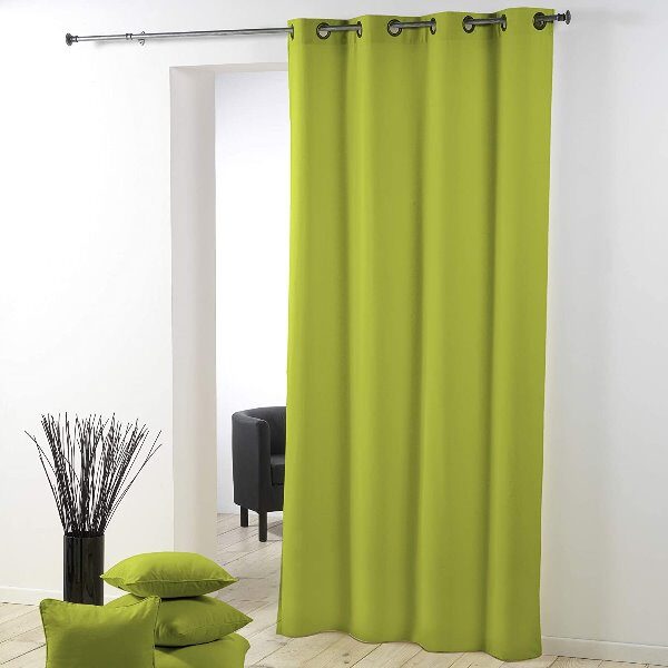 RIDEAU OEI. PLAST. ESSENTIEL ANIS NUANCE & MATIERE - 140 X 260 CM