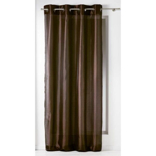 RIDEAU SOIRY CACAO NUANCE & MATIERE - 140 X 260 CM