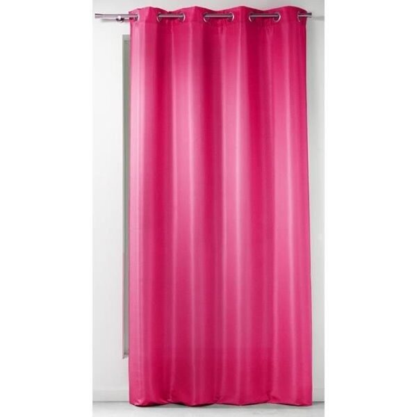RIDEAU VOILE FINE RESILLE FUCHSIA NUANCE & MATIERE - 140 X 240 CM