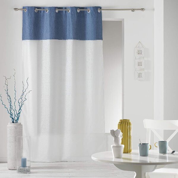 CURTAIN NEWTON BLUE - 140 X 240 CM