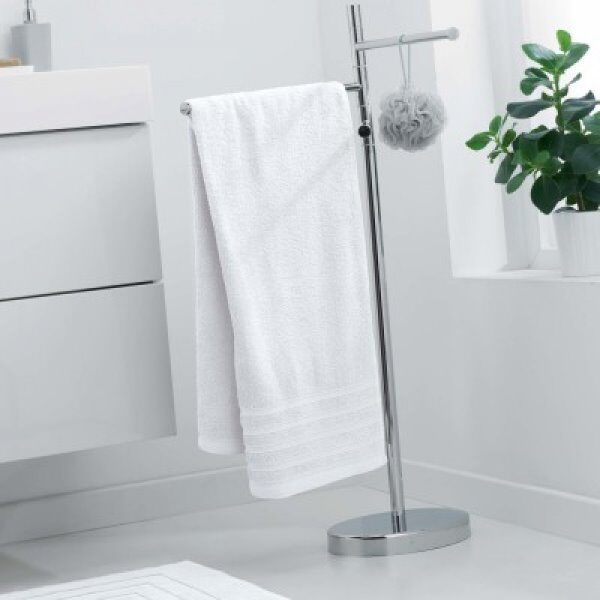 DRAP DE DOUCHE - BLANC - 70 X 130 CM
