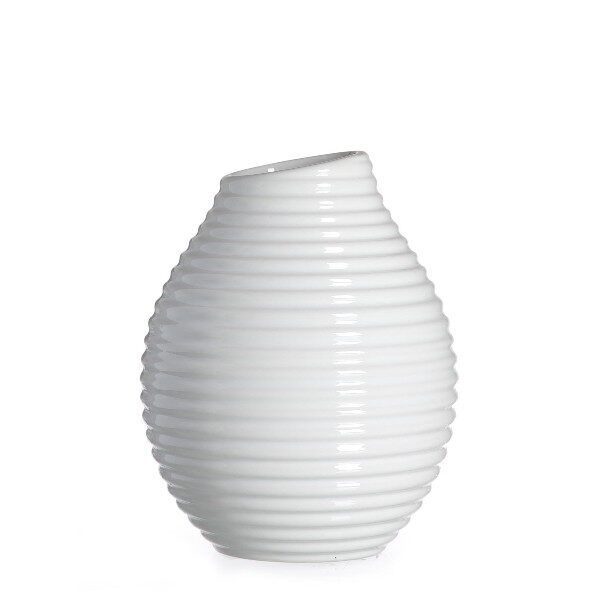 Vase 19,5 CM blanc LUISA
