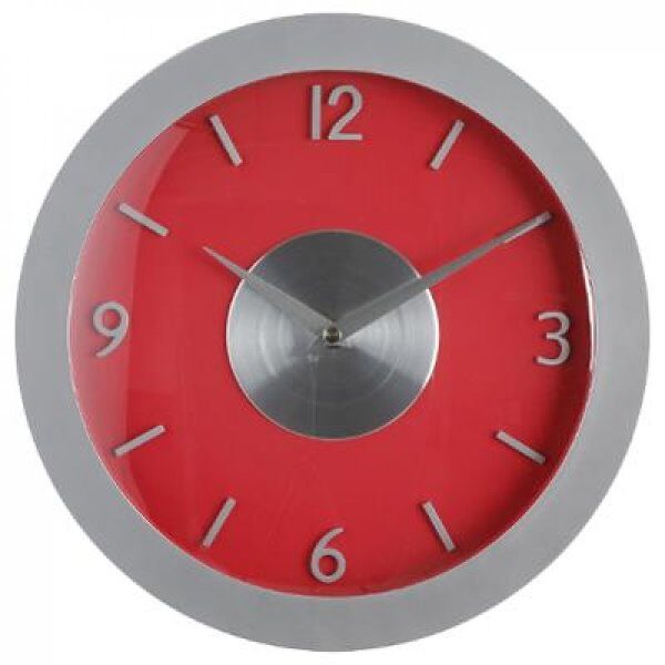 Horloge plast gris+couleu d30 - ATM