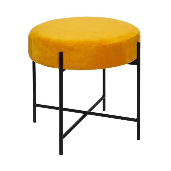 166765B Tabouret vel ocre arty -ATM