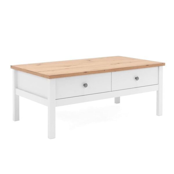 Table basse 100 cm chene artisan BERGEN 56A - FN