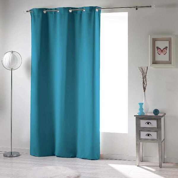 Rideau occultant 135x240 bleu - DOUCEUR D'INTERIEUR