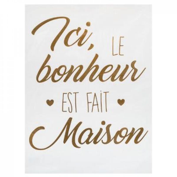 Sticker texte dore 30x40 - ATM