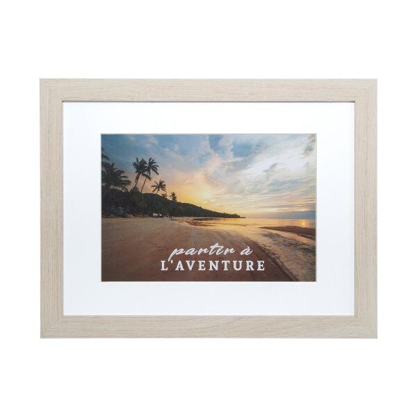 Cadre photo mdf naturel 30x40 JOSH - ATM