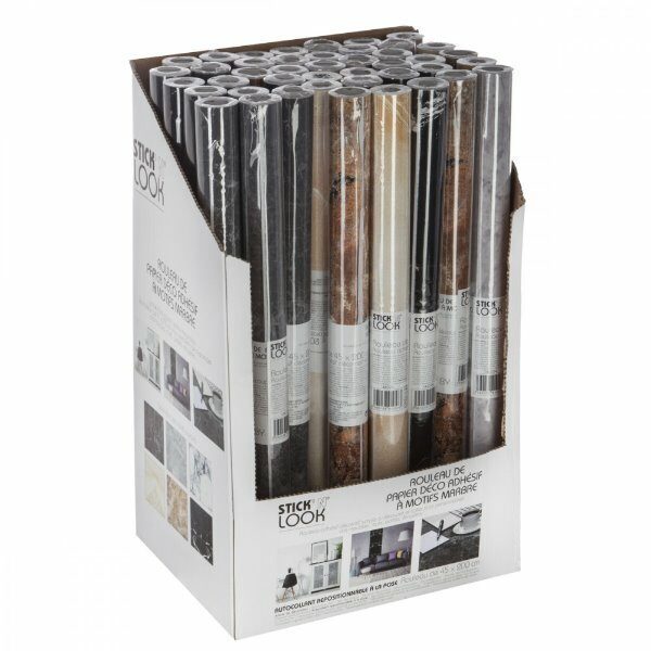 Sticker rouleau marbre 45x200 - ATM