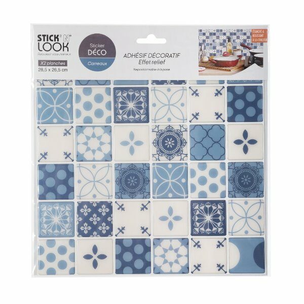 Sticker caro 36c  bleu x2 - ATM