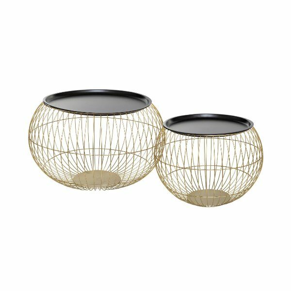 Table a cafe metal dore x2 ALYA - ATM