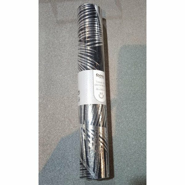 Tissu polyester hot 28x300cm noir - ATM