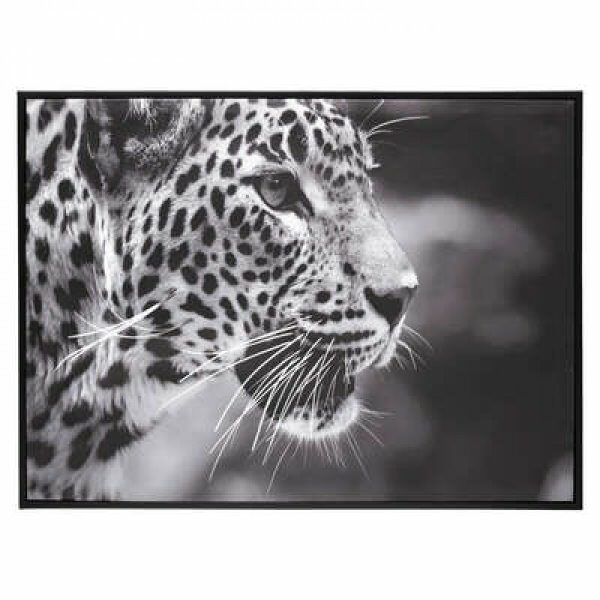Toile imprimee 58x78cm LEOPARD - ATM
