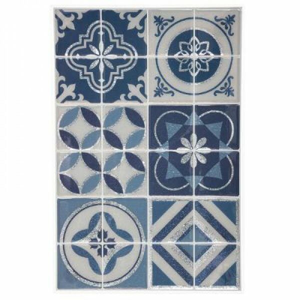 Sticker caro 20x30cm glitter x2 - ATM