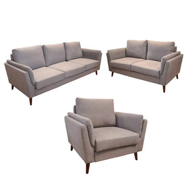 Ensemble gris LINEN 3 + 2 + 1 - ADC