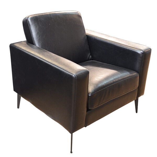 Fauteuil noir CUBIC - ADC