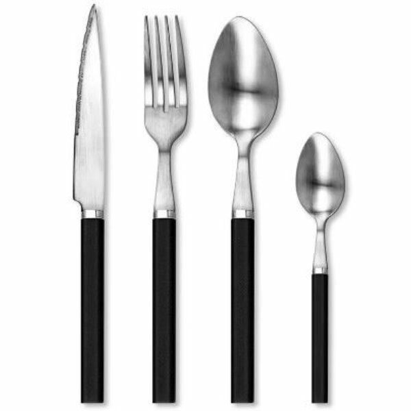 Ménagères 24 pcs noir COTTAGE - TB