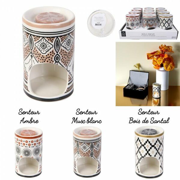 Brule parfum 11,6 cm avec cire pfm MIRAGE - CDISTR