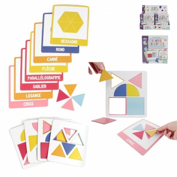 Carte educative j'apprends les formes x10 - CDISTR