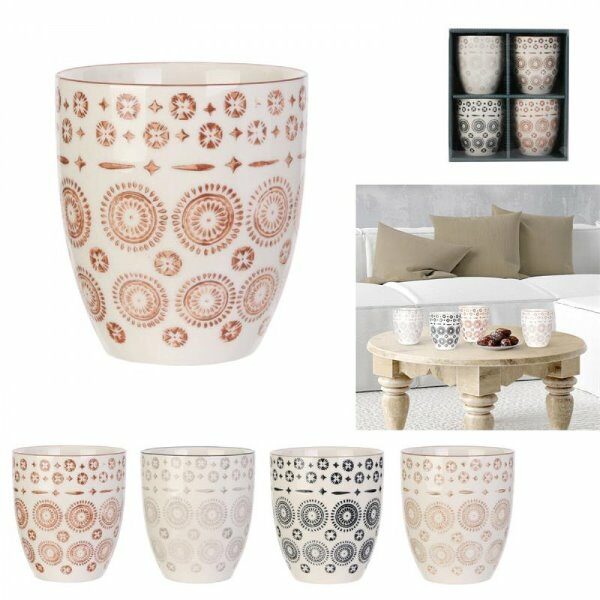 Coffret 4 tasses 24 cl MIRAGE - CDISTR