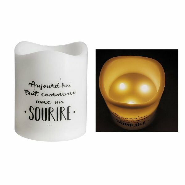 Bougie led my so sweet home 15x12,5 cm - CDISTR