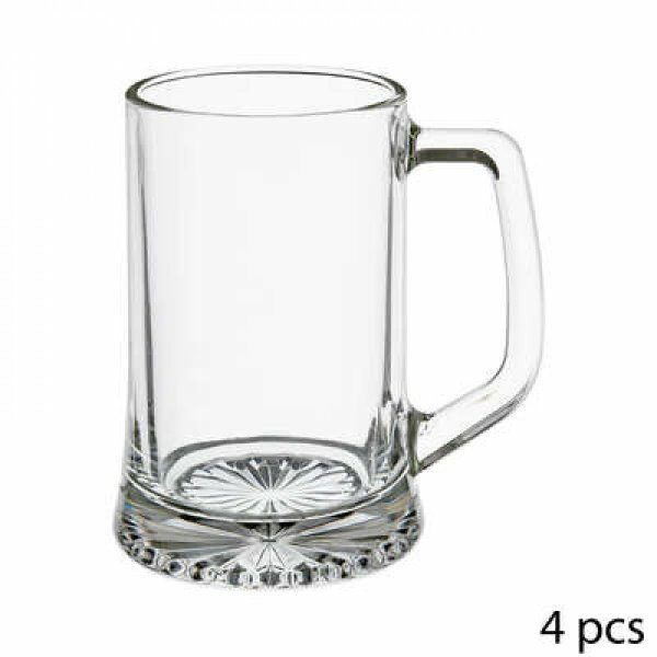Verre a biere avec anses 32cl - Lot de 4 - SG