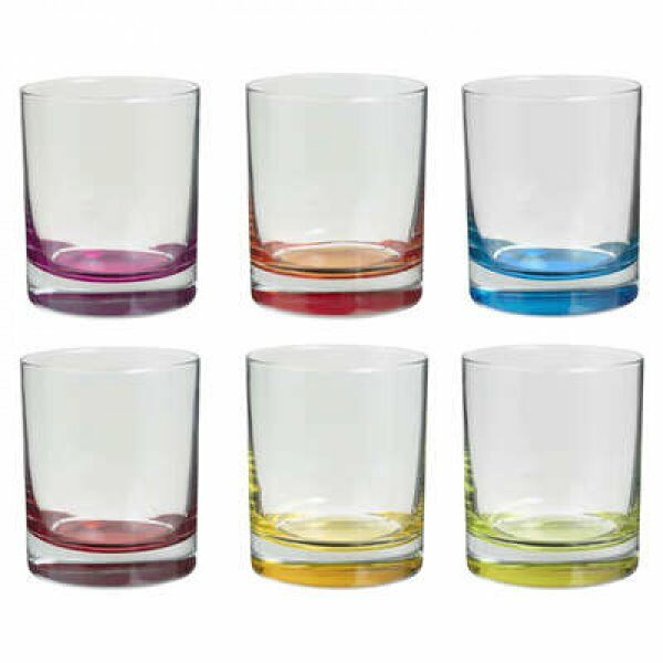 Gobelet bas 30cl COLORI EAU - Lot de 6 - SG