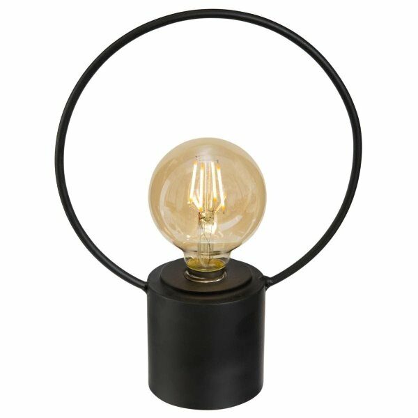 Ampoule led socle en metal noir H27,5cm - ATM