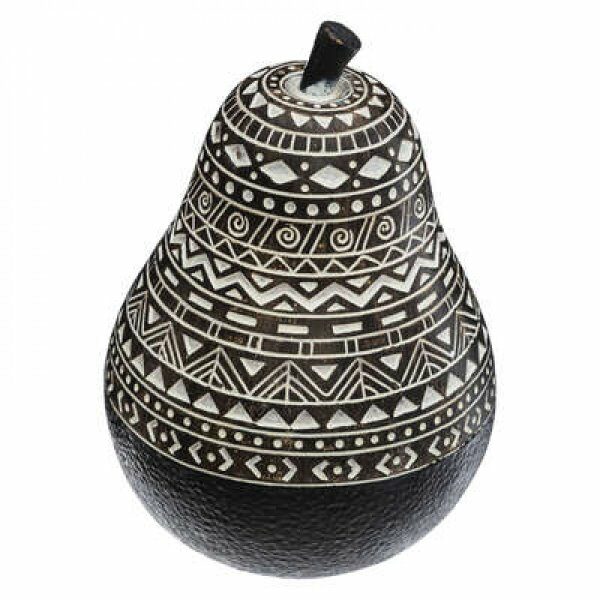 Poire gravee h15cm ETHNIQUE - ATM