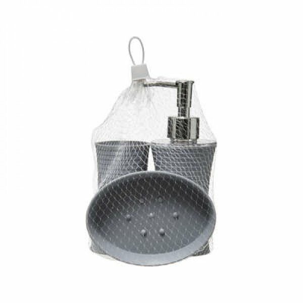 Accessoires SDB x3 gris STRIPE - FSS