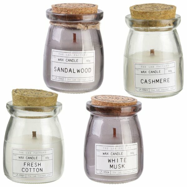 Bougie pfm h8cm top liege meche bois - CDISTR