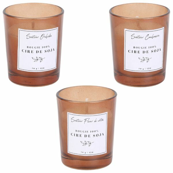 Bougie pfm cire de soja h6,5cm - CDISTR