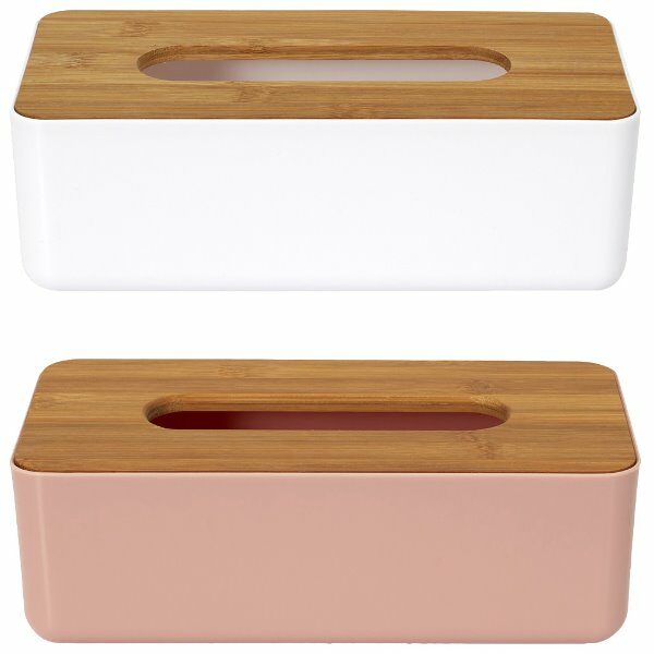 Boite a mouchoirs bambou et plast - CDISTR