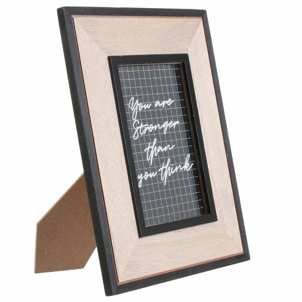 Cadre photo 10x15 cm bois HAPPY WORKING - CDISTR