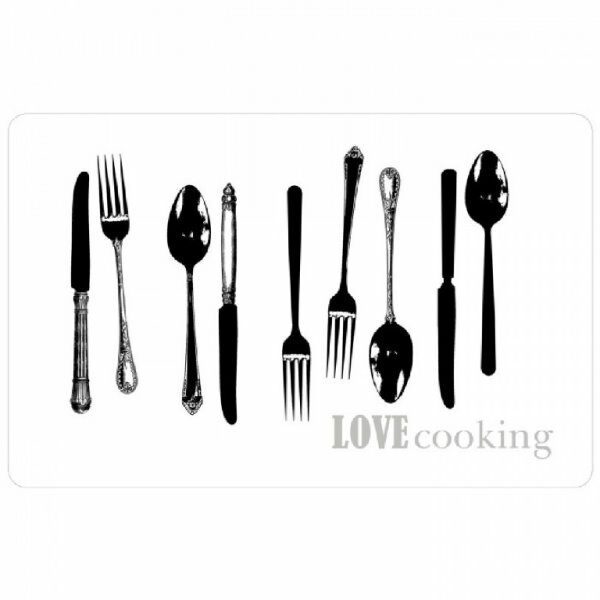 Set de table pp transparent 28,5x44cm LOVE COOKING - D INT