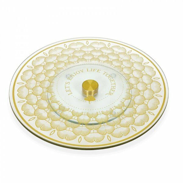 Plateau tournant en verre 28cm GINKGO - CDISTR