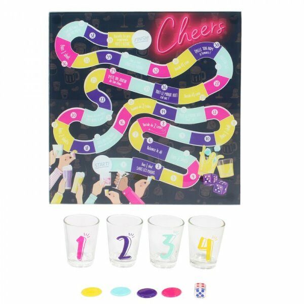 Jeu a boire avec plateau + 4 shooters - CDISTR