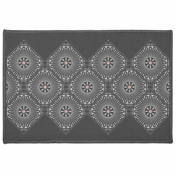 Tapis 40x60 cm imp rose CUISINE ADDICT - D INT