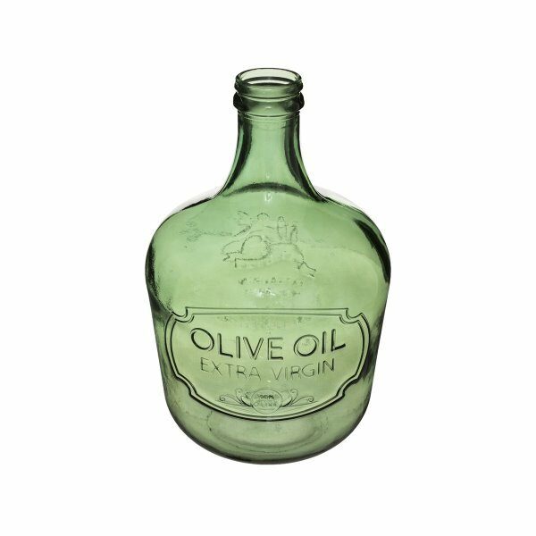 Vase en vr recycle kaki H42cm DAME JEANNE - ATM