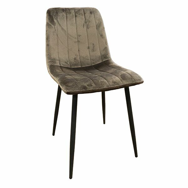 Chaise brune LINEN - PLS