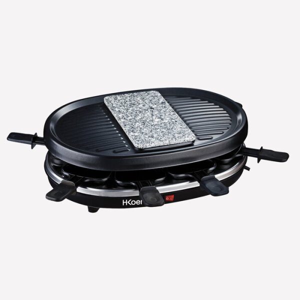 Appareil a raclette/ pierre a griller 8 pers H KOENIG